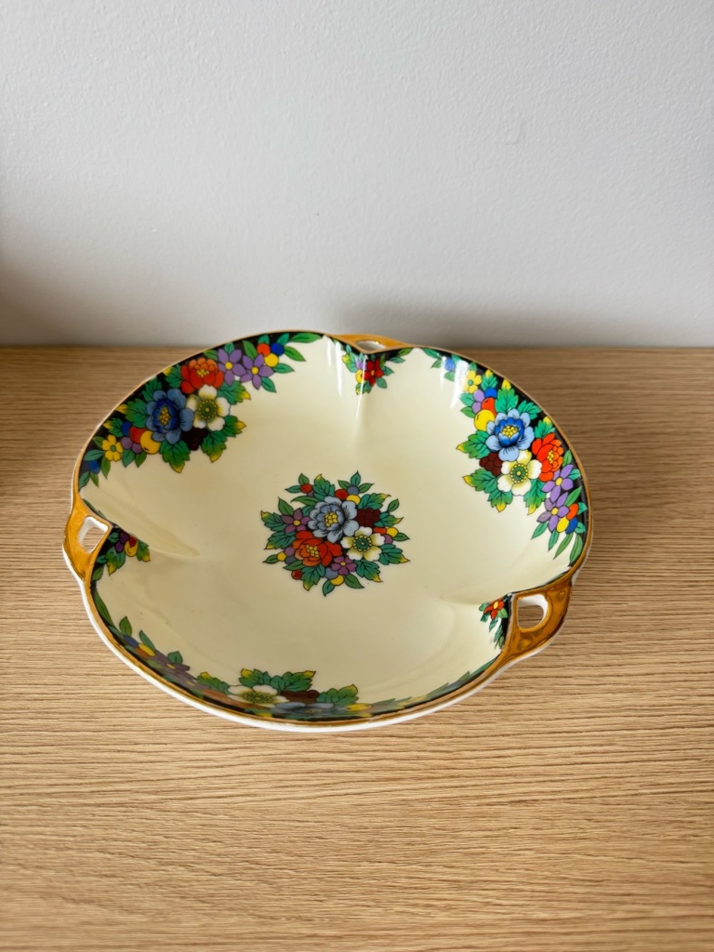 Noritake White Porcelain Piece with Red Mark
